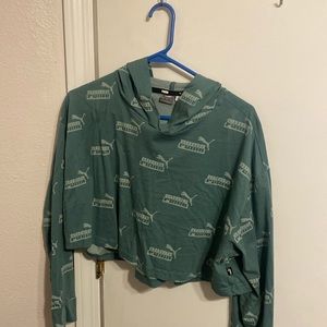 Puma crop top hoodie